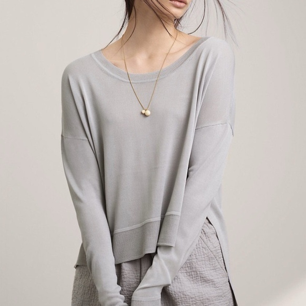 Aritzia Wilfred librement asymmetrical sweater size M - Picture 2 of 10